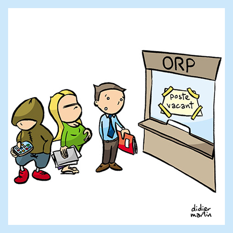orp dessin de presse, Didier Martin, Lausanne, ORP, file d'attente