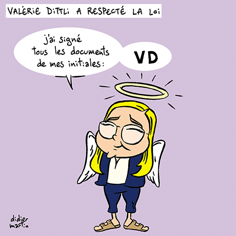 valérie dittli, dessin de presse